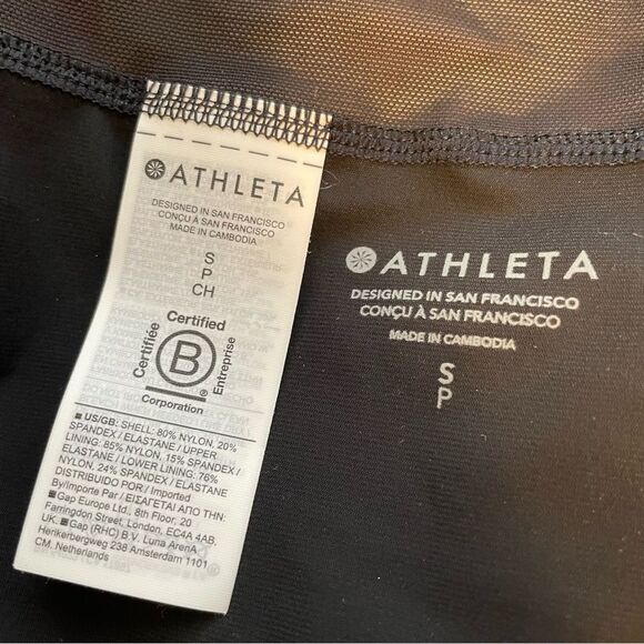 Athleta High Waist Bikini Bottom Liana Floral Mauve Size Small NWT - Picture 7 of 7